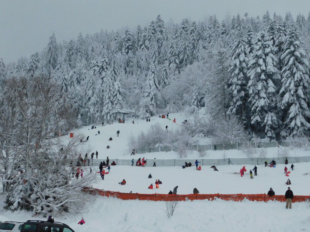 Piste de luge Station Gérardmer ski alpin